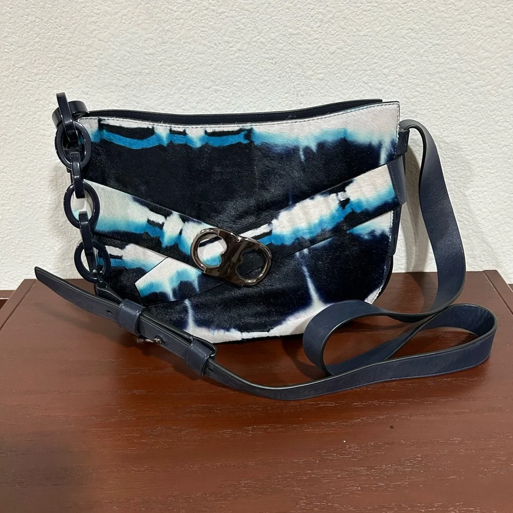 TORY BURCH GEMINI LINK TIE DYE CROSSBODY BAG